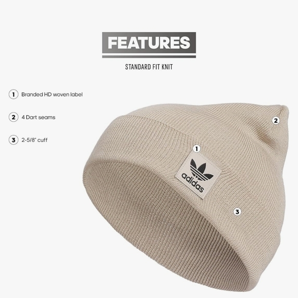 NWT Unisex Adidas Originals Groove Beanie - Picture 9 of 12